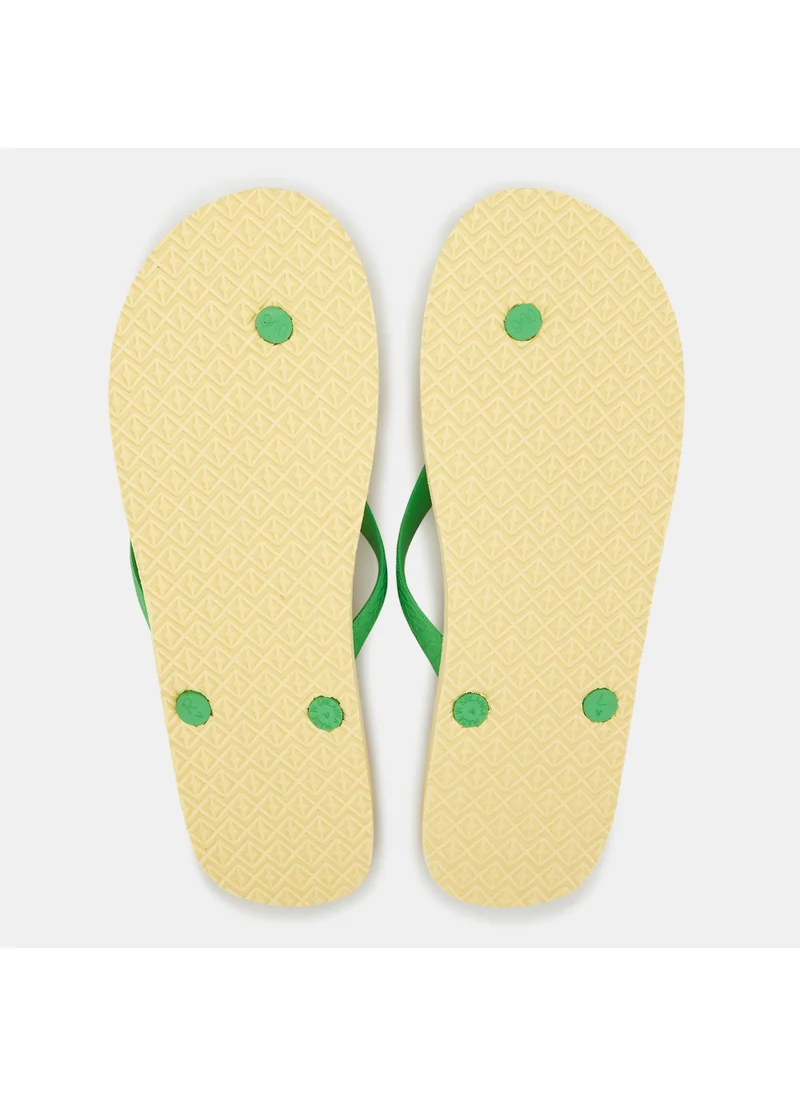 CHUPPS Men's Banana Leaf Flip Flops