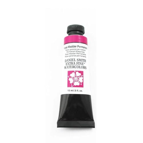 Daniel Smith Extra Fine Watercolor 15ml Paint Tube, Rose Madder Permanent, 5 Fl Oz, red - Image 1