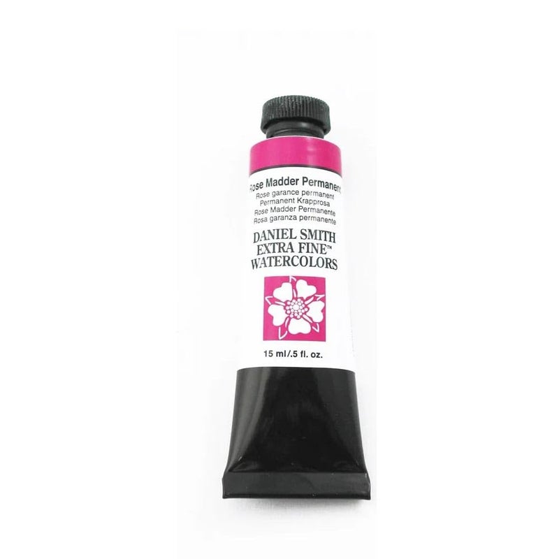 Daniel Smith Extra Fine Watercolor 15ml Paint Tube, Rose Madder Permanent, 5 Fl Oz, red - Image 5