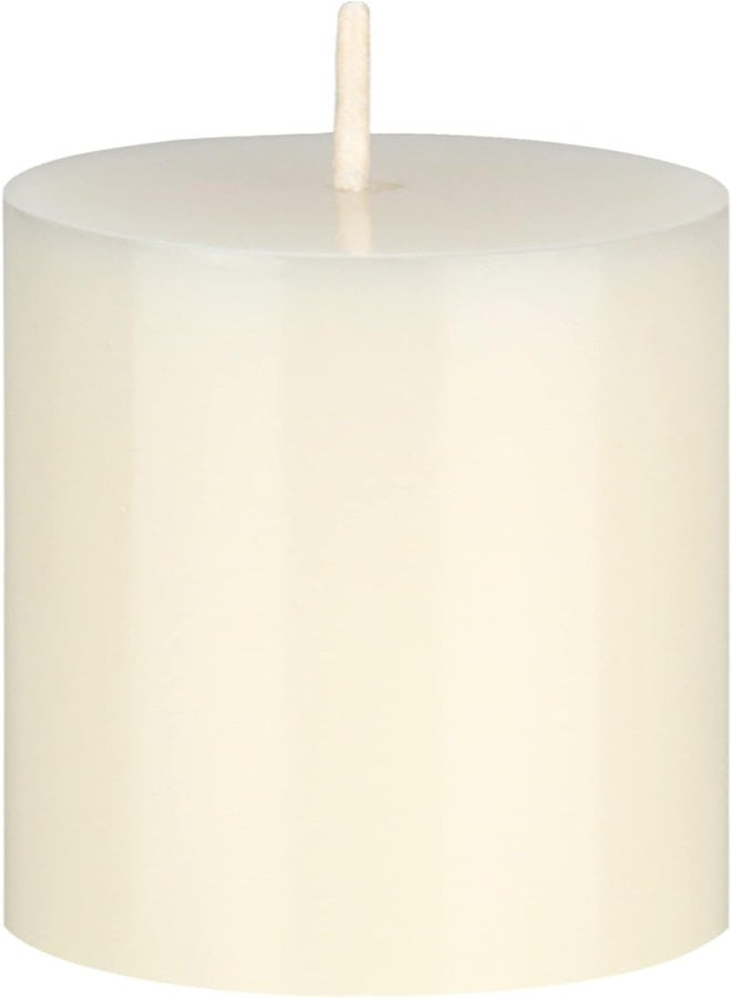 AKDC Mega Candles 1 Pc Unscented Ivory Round Pillar Candle, Hand Poured Premium Wax Candles 2 Inch X 3 Inch, Home Décor, Wedding Receptions, Baby Showers, Birthdays, Celebrations, Party Favors & More - Image 4
