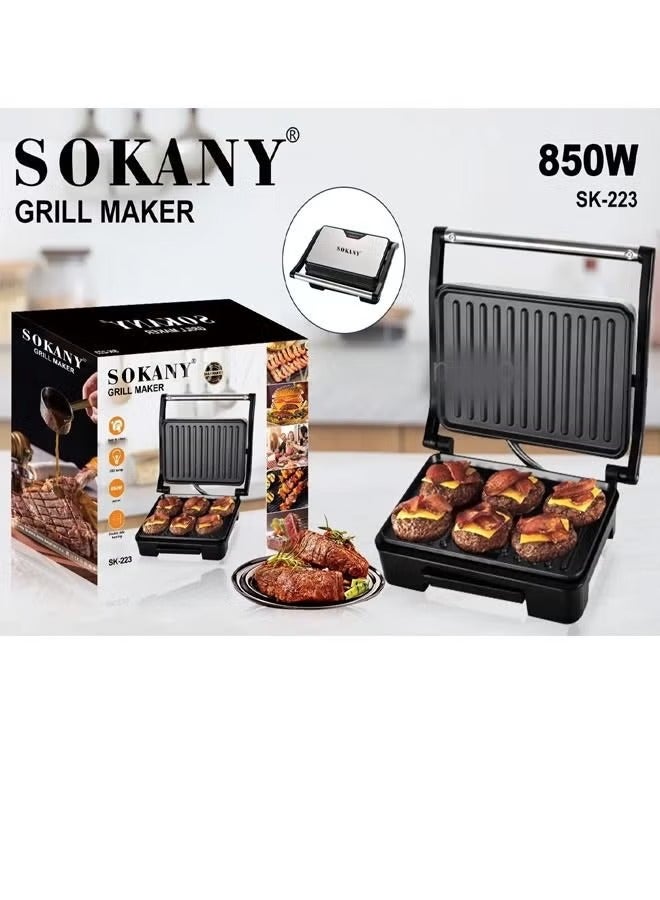sokany Sk-223 Grill Maker No Stick Coated Plate - Image 1