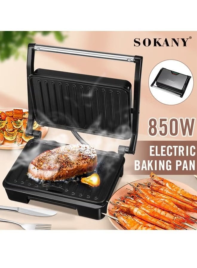 sokany Sk-223 Grill Maker No Stick Coated Plate - Image 4
