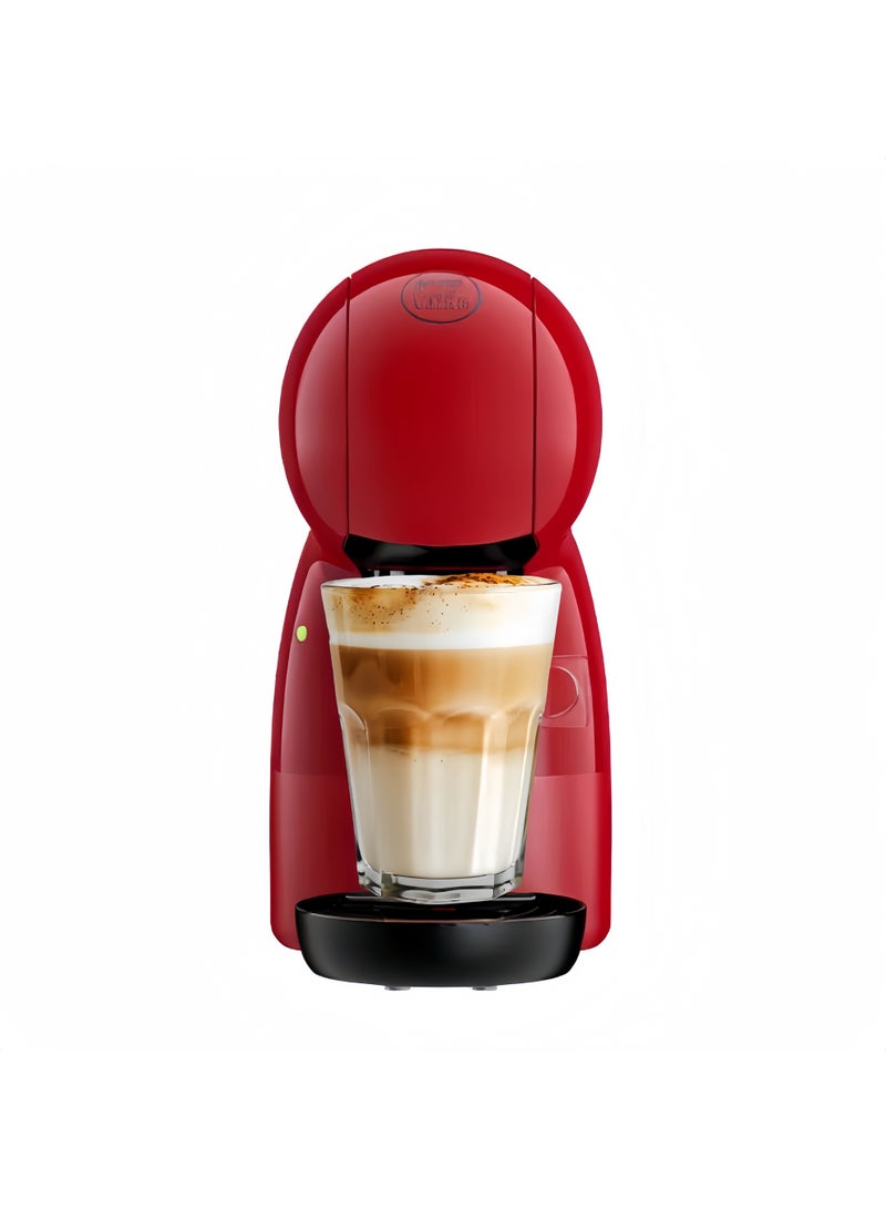 دولسي قوستو نستله كبسولة آلة القهوة دولتشي غوستو Duoqu Cool Piccolo XS Little Star، عائلة شبه أوتوماتيكية، 9781joy، Cherry Red - Image 1