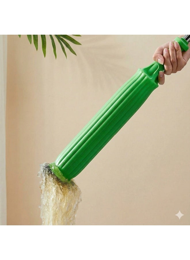 Spin Mop with Self-Wringing Sleeve, Microfiber Round Mop Head, Fast Floor Cleaning for Tiles, Marble & Bathrooms - Image 5