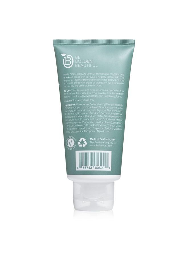 bolden Skin Clarifying Face Wash | Sulfate-free Acne Cleanser for Oily and Acne-prone Skin | Acne Control Cleanser and Oily Skin Face Wash  - Image 2