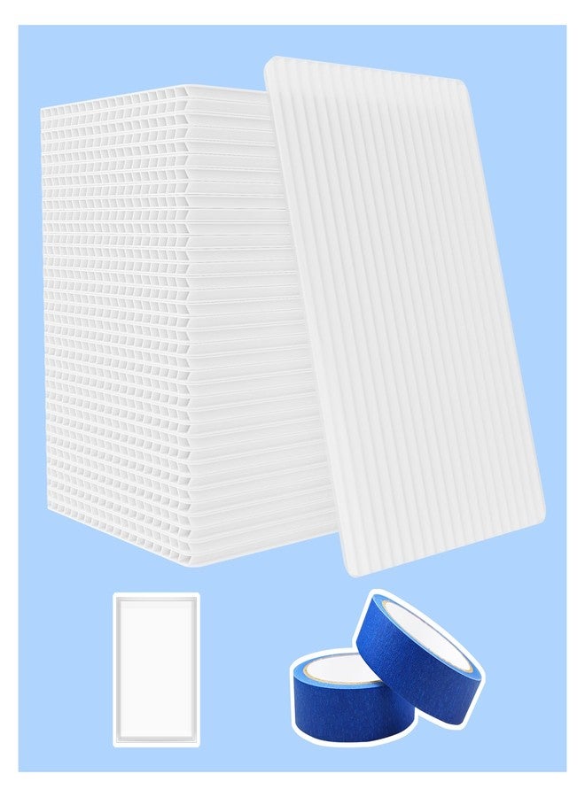 Prilino 200ct Trading Card Shipping Protectors - 3.5" x 4.5" White Graded Card Sleeves for Mailing, Premium Lightweight & Reusable Shipping Supplies for Top Loaders, Semi-Rigids, Plastic Card Protector - Image 1