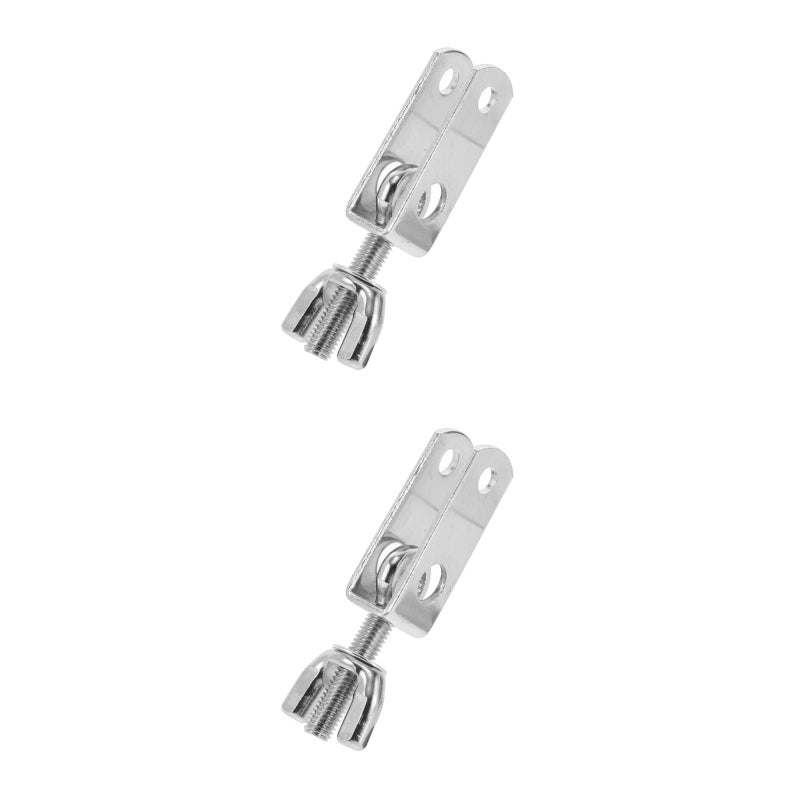 2pcs Metal Cowbell Clip For Drum Set Cowbell Mount Bracket Drum Hardware Cowbell Holder For Drums Drum Set Accessory Music Instrument Part Drum Kit Cowbell Clamp - Image 1