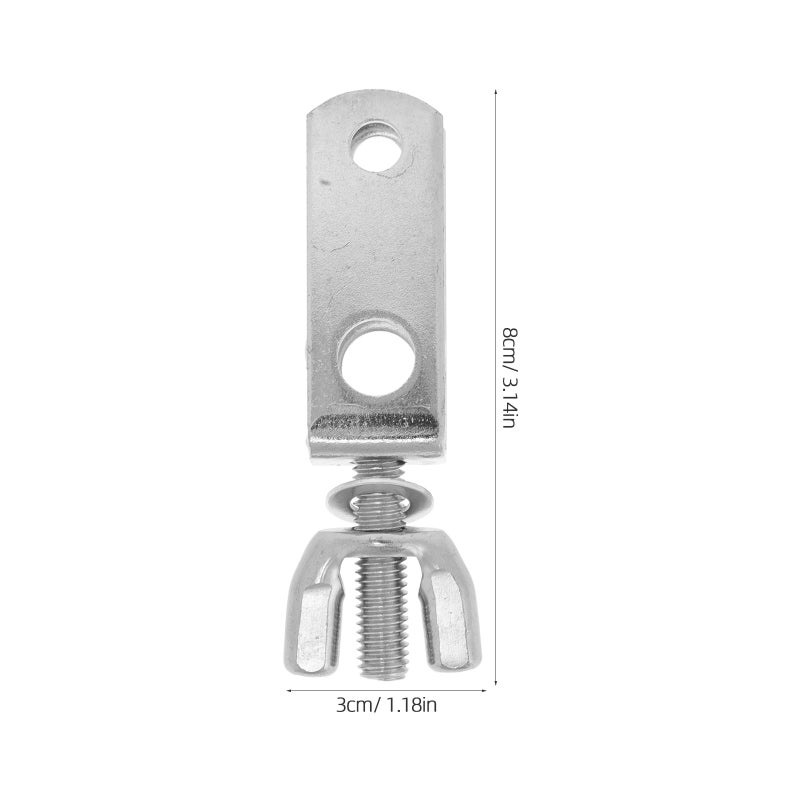 2pcs Metal Cowbell Clip For Drum Set Cowbell Mount Bracket Drum Hardware Cowbell Holder For Drums Drum Set Accessory Music Instrument Part Drum Kit Cowbell Clamp - Image 2