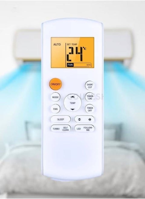 NEW Original Remote Control RG57A16/BGEF for Midea FRESH AC Air Conditioner – Compatible with RG57A2/BGEF Models – Cool & Heat Modes, Backlight, Precise Control, Easy-to-Use, High-Quality Replacement