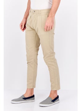 Sorbino Men Regular Fit Solid Straight Leg Pants, Beige  - Image 2