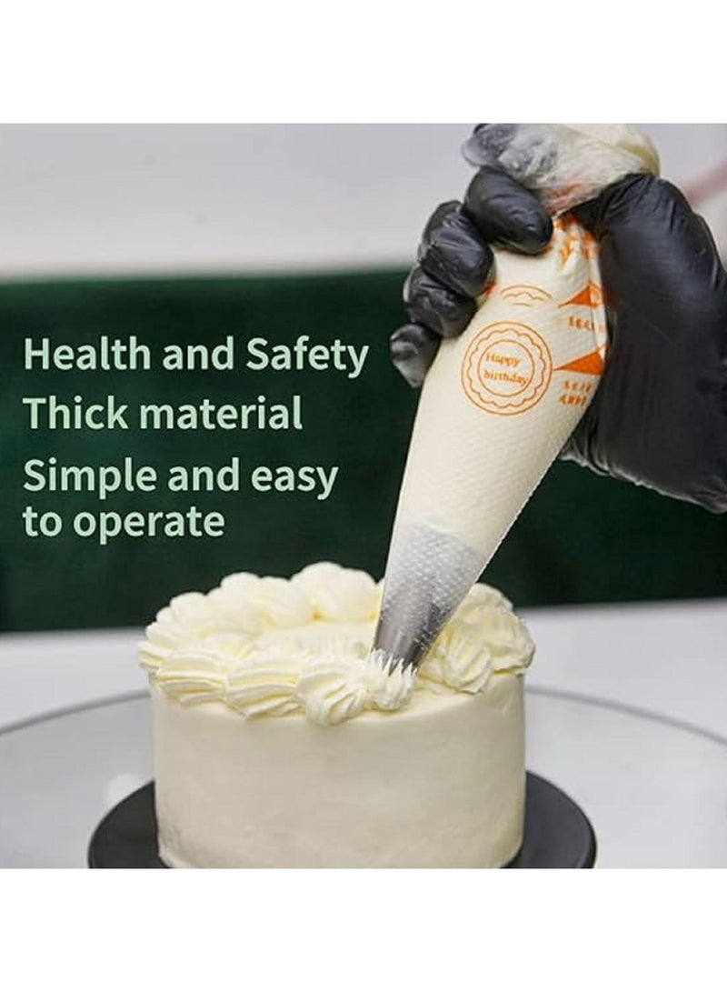 Disposable cream pastry bags for decorating cakes and desserts (100 bags)  - Image 3