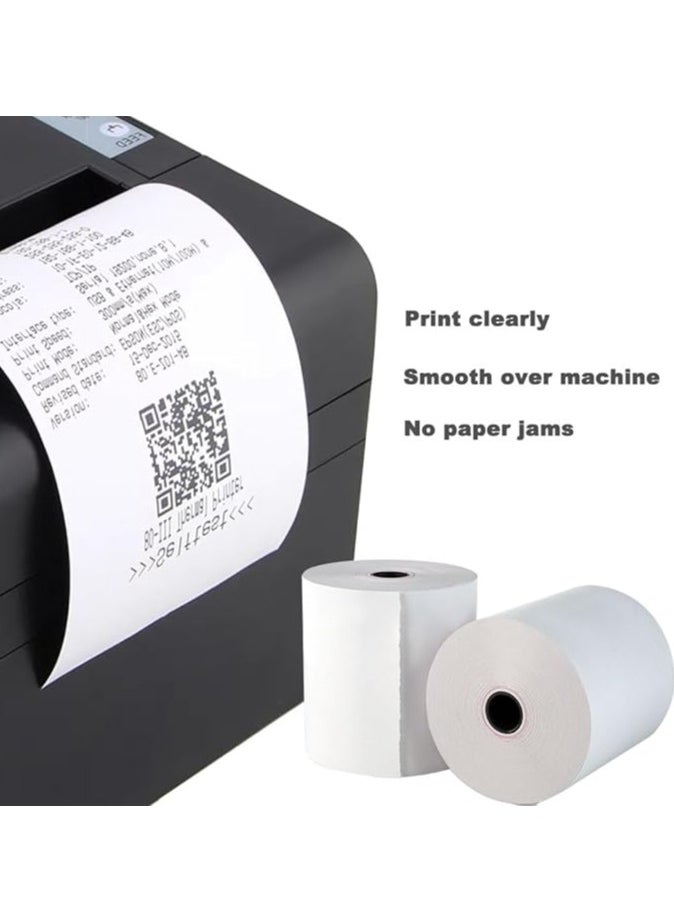 FATI ACCESSORIES 80x80mm Thermal Paper Till Receipt Roll,  50 Rolls Box, EPOS Printer, POS Terminal,(65 Gsm)  - Image 4