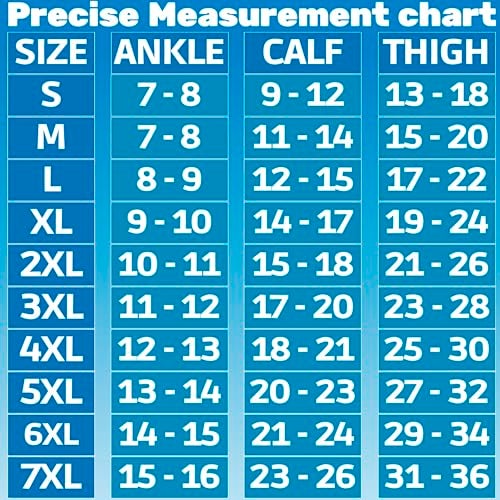 ABSOLUTE SUPPORT Plus Size Compression Thigh Highs for Women and Men 20-30mmHg - Over the Knee Compression Stockings for Swelling, Edema, Thrombosis, Embolism - Beige, 7X-Large - A203BE10 - Image 2