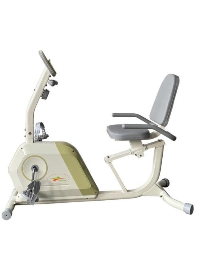 Altis Recumbent Magnetic Exercise Bike for Home Gym and Indoor Cycling Silent Operation Digital Monitor Adjustable Resistance Comfortable Seat ALBC27003 - Image 1