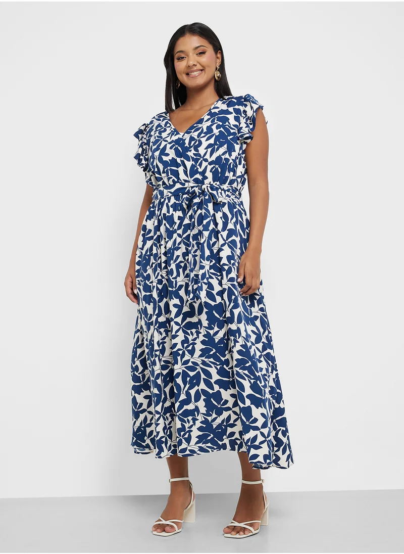 ايلا بلس Floral Print Maxi Dress
