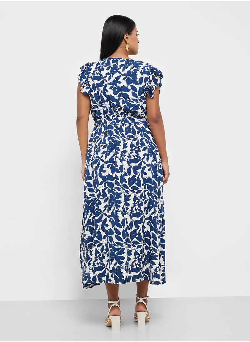 ايلا بلس Floral Print Maxi Dress