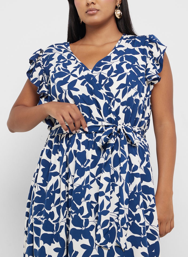 Ella Plus Floral Print Maxi Dress - Image 3