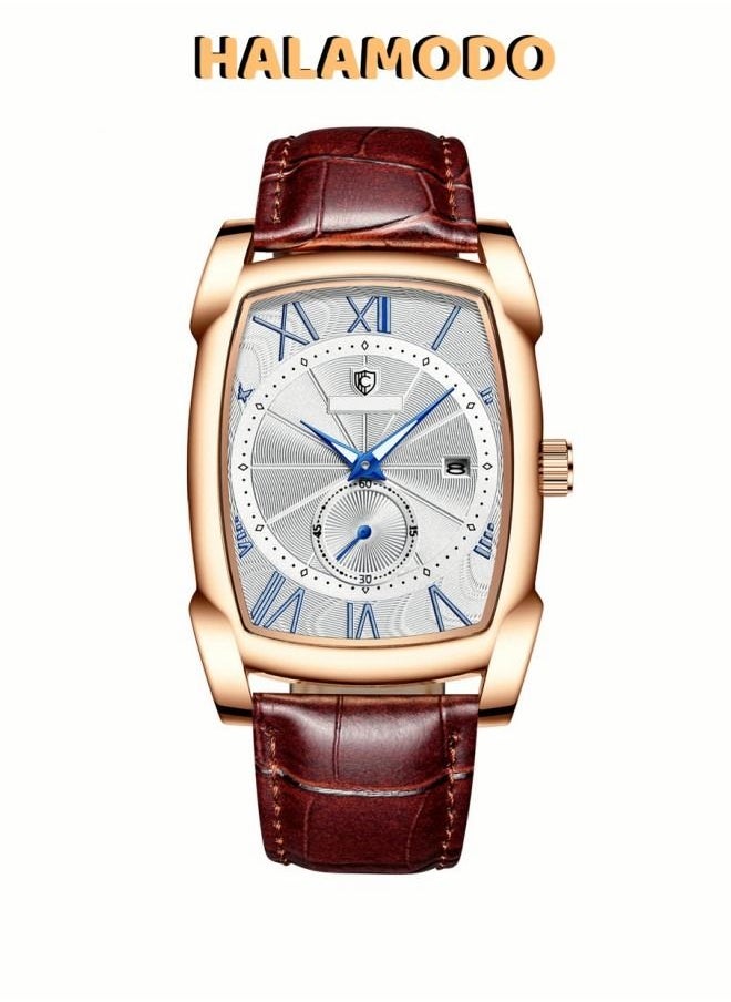 HALAMODO - Square men's business watch - Image 1