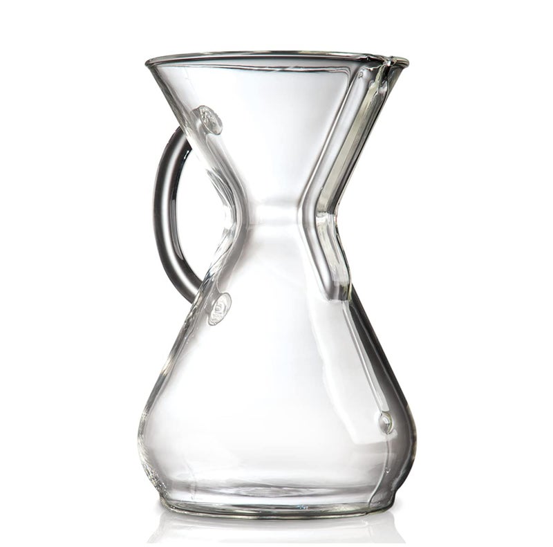 Chemex Pour-Over Glass Coffeemaker - Glass Handle Series - 8-Cup - Exclusive Packaging - Image 1