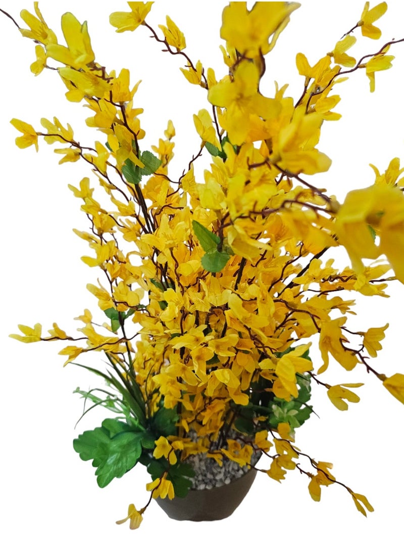 AL KHALDIYA Artificial decorative plant tree with pot, 80 cm  - Image 2