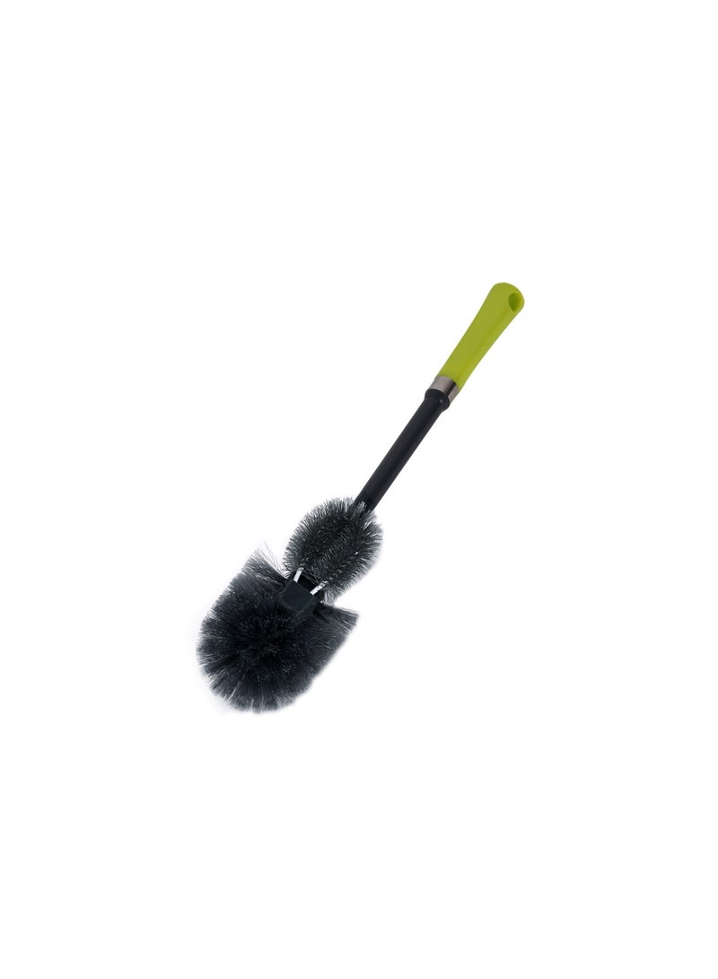 Royalford Toilet Brush - RF6998GR/ Compact and Light-Weight Washroom Brushes Perfect for Cleaning Indian and Western Style