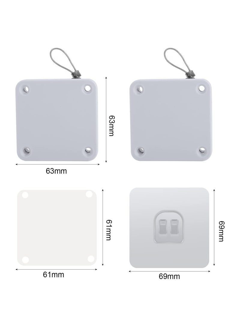 أقرب باب خال من الثقب تلقائي باب أقرب عاصفة باب أقرب متعدد الوظائف باب أقرب انزلاقي باب تلقائي أقرب مع سلسة سحب فولاذية للحمام غرفة الدراسة غرفة 2 حزمة - Image 2