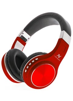 L'AVVENTO HP10R Folding Bluetooth Headphone - Red