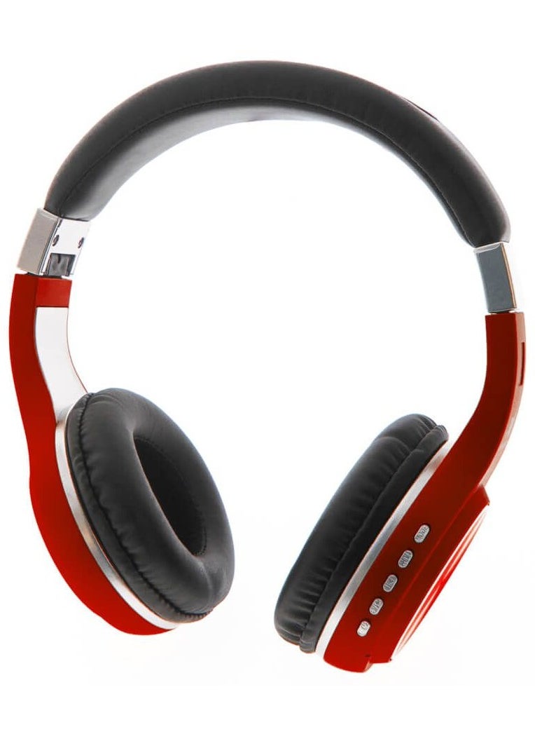 L'avvento - L'AVVENTO HP10R Folding Bluetooth Headphone - Red - Image 1