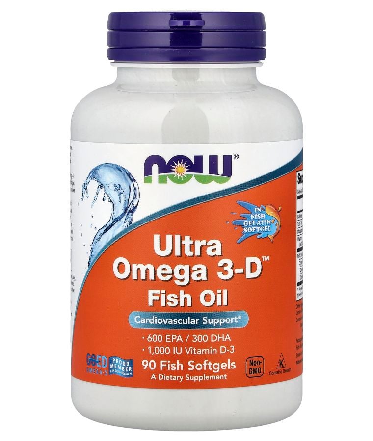 now Ultra Omega 3-D™ Fish Oil  90 Fish Softgels