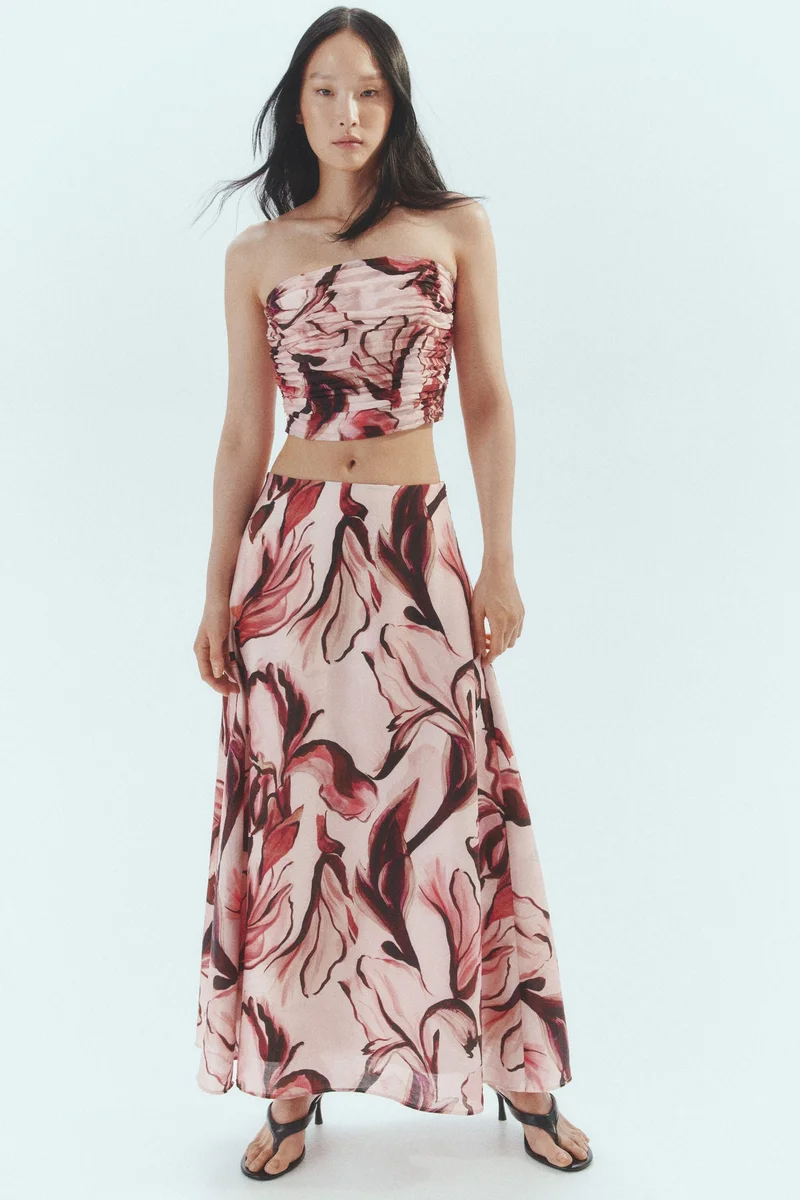 H&M Flared maxi skirt