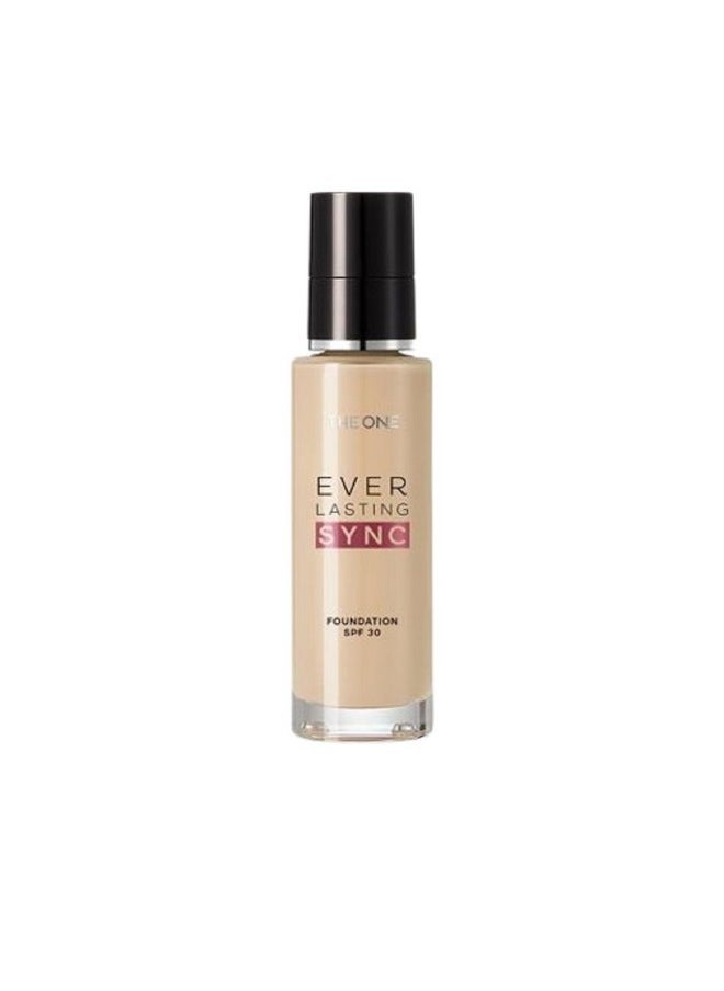 Oriflame Everlasting Sync Foundation Spf 30, 30Ml (Light Rose Cool)  - Image 2