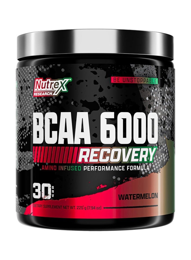 Nutrex Research BCAA 6000 Essential Amino for Muscle Growth & Recovery Watermelon Flavour 30 Servings - Image 1