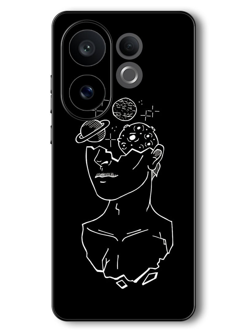 Theodor Case Compatible with Vivo V60 6.77 Inch Protection Shockproof Bumper Cover Women Art - Image 1