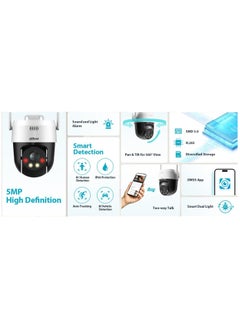 Dahua Dahua 5MP PTZ WiFi Network Camera - DH-P5AE-PV  - Image 4