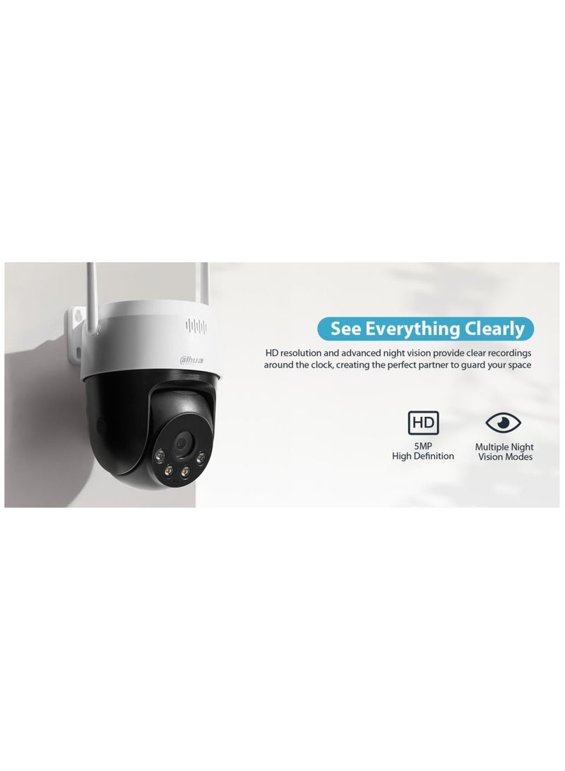 Dahua Dahua 5MP PTZ WiFi Network Camera - DH-P5AE-PV  - Image 5