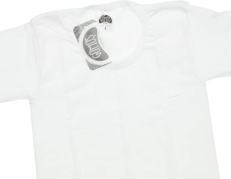 Gümüş Silver 3029 6-Pack Rib Cotton Half Sleeve Girls Undershirt  - Image 2