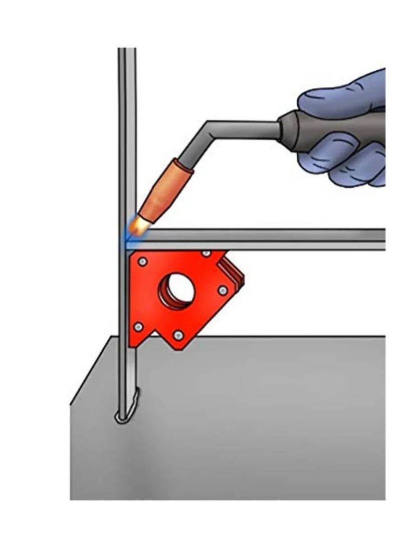 مغناطيس لحام سهم 22 كجم مقاس 4 بوصات مع تثبيت مغناطيسي قوي للحام واللحام وتركيب الأنابيب F50 - Image 3