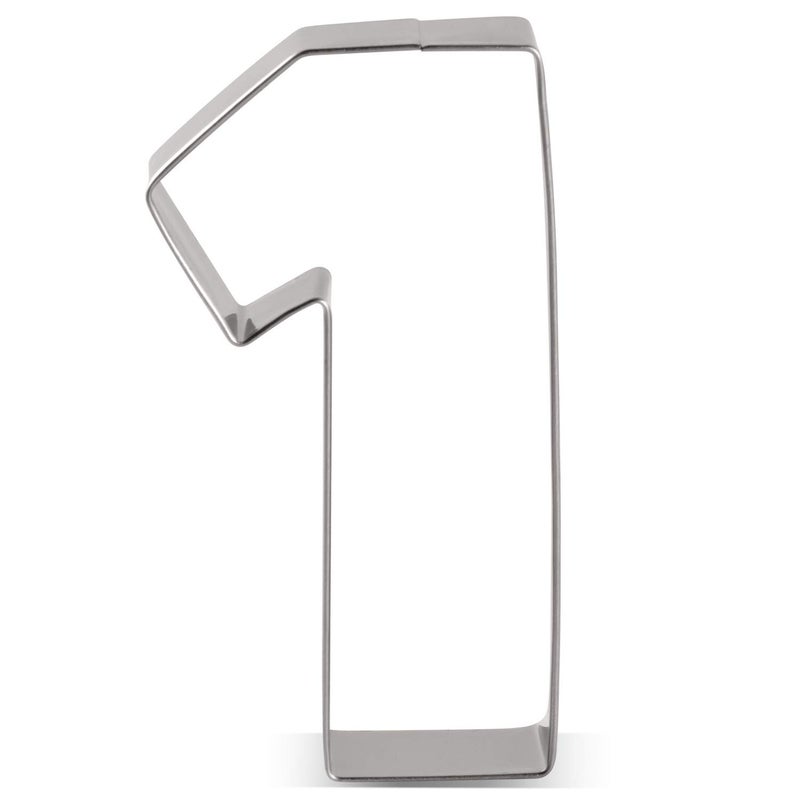 LILIAO Number 1 Cookie Fondant Biscuit Cutter for Birthday/Anniversary/Special Day - 2 x 3.6 inches - Stainless Steel - Image 5