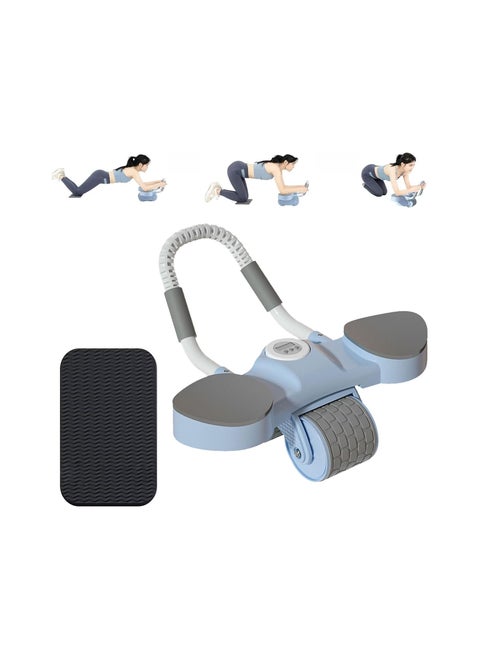 Abdominal Roller 4D Dynamic Core Trainer with Elbow Support Non-Slip Handle