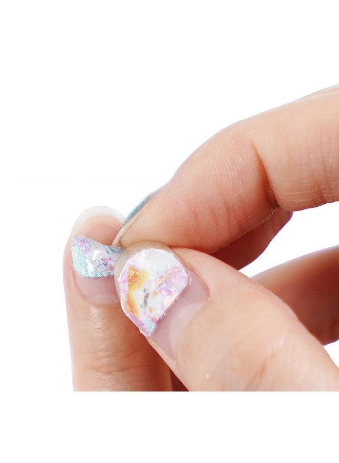 KTRS Enterprise Shangle SL-AQN Japanese Aesthetic Children's and Girls Nail Art Stickers Cat's Eye Crystal Stickers Diamond Stickers Decorative Stickers 4 Pic Set - Image 4