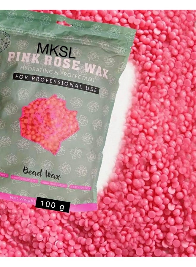 MKSL شمع حبوب MKSL® الصلب مع 20 قطعة عصا خشبية لإزالة شعر الجسم بالكامل للنساء (100 جرام) متعدد الألوان. - Image 4