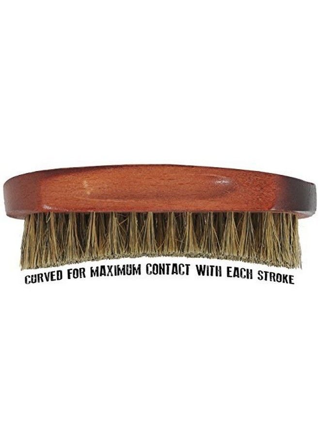 BushKlawz BoarKlawz 100% Natural Boar Bristles for Easy Grooming Facial Care Hair Comb for Beards Mustaches and wave brush Soft to Medium stiffness Not too hard not too soft 360  - Image 4