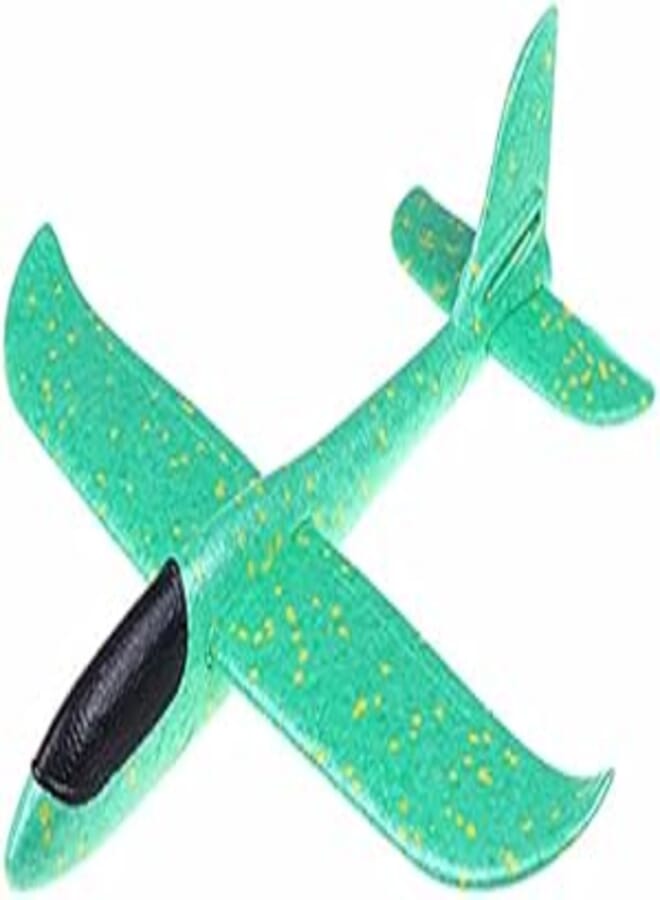 SHOWAY Airplane Toys,EPP Foam Hand Throw Airplane Outdoor Launch Glider Plane Flying Toy for Kids Outdoor Sport Toys Birthday Party Favors(L,Green)