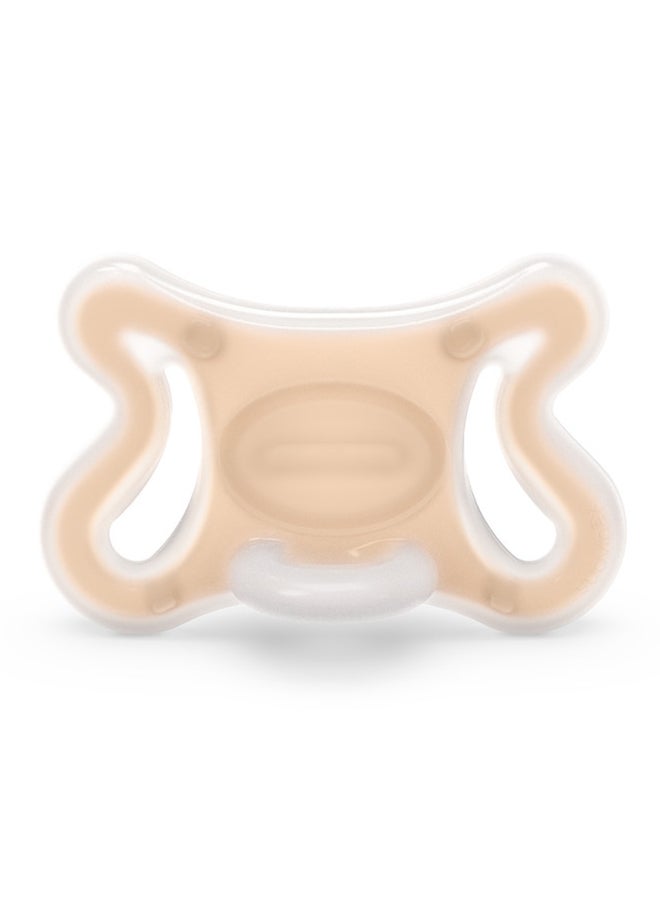 SUAVINEX لهاية الأطفال حديثي الولادة Sx Pro مع حلمة فسيولوجية، لهاية صغيرة للأطفال من 0-6 أشهر، لهاية مضادة للحساسية، سيليكون لطيف على البشرة - Image 1