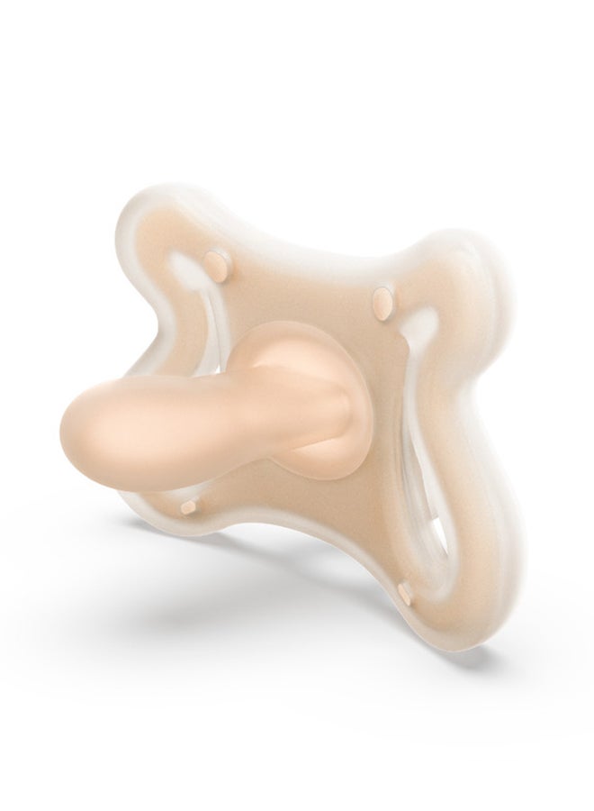 SUAVINEX لهاية الأطفال حديثي الولادة Sx Pro مع حلمة فسيولوجية، لهاية صغيرة للأطفال من 0-6 أشهر، لهاية مضادة للحساسية، سيليكون لطيف على البشرة - Image 2