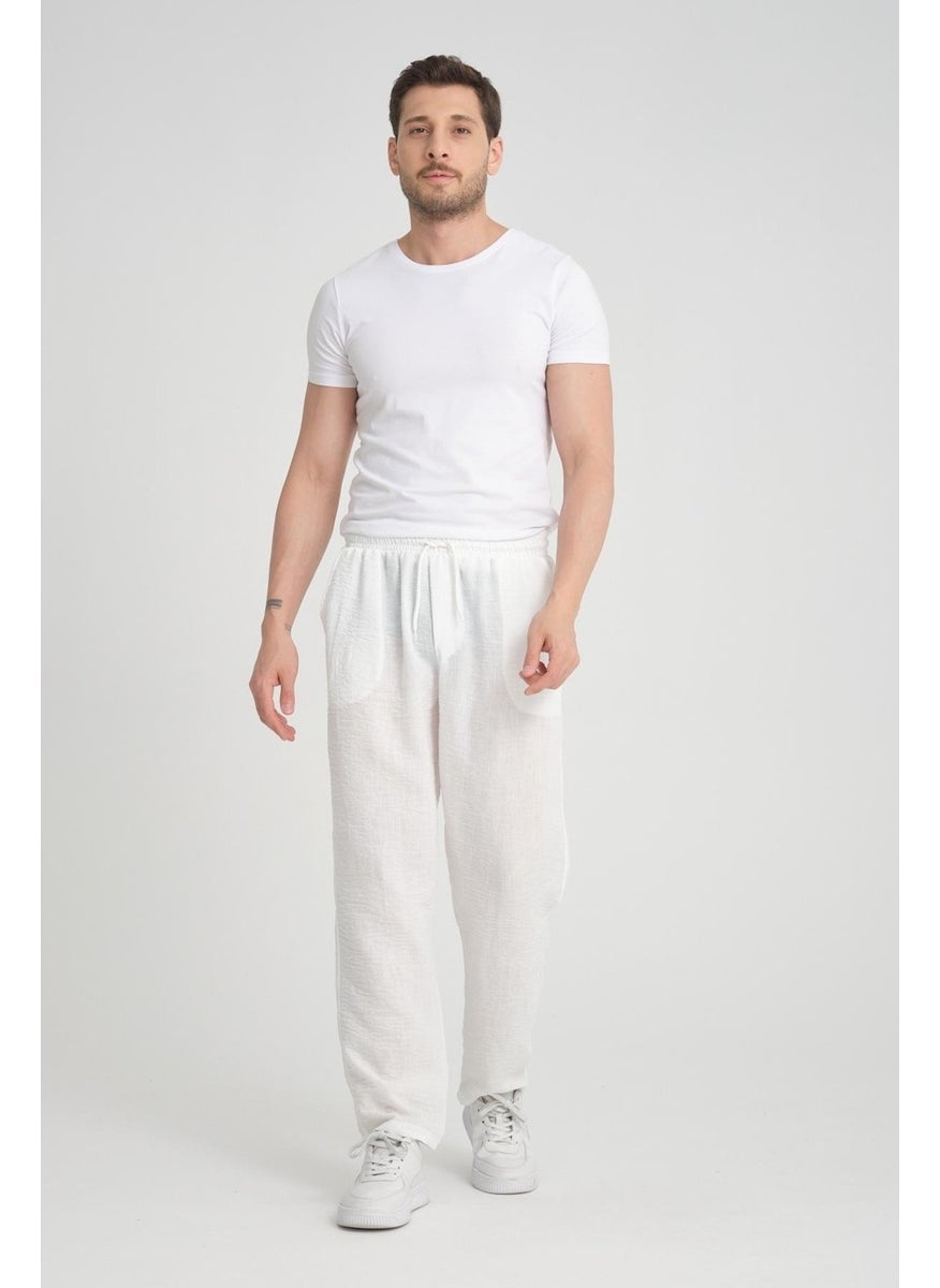 Aerobin Fabric Baggy Pattern Trousers - White - pzsku/ZA2CB4A387DF2020DD45CZ/45/_/1741192307/1a25f7a6-1e59-44bf-ba9c-18986aafbc90