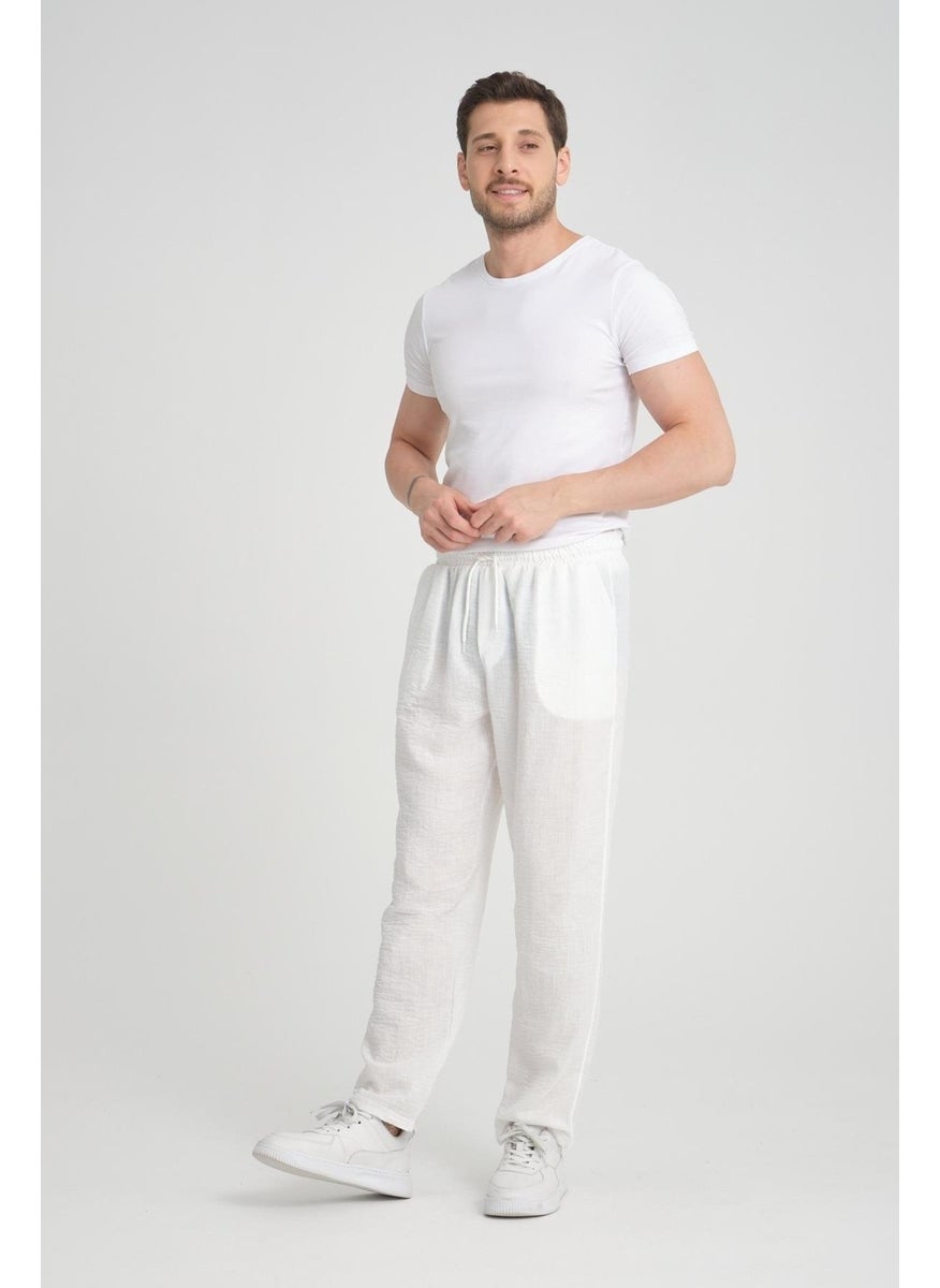 Aerobin Fabric Baggy Pattern Trousers - White - pzsku/ZA2CB4A387DF2020DD45CZ/45/_/1741192308/b51dd49c-6ae8-414d-9fe4-57a4f1ef4d71