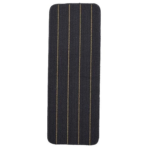 Status Contract Polypropylene Striped Anti Skid Runner for Living Area | Rug for Bedroom |Rug for Dining Table Rug for Floor with Anti Slip Backing(Dark Grey, 45X120 cm) - Image 2