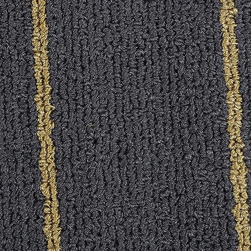 Status Contract Polypropylene Striped Anti Skid Runner for Living Area | Rug for Bedroom |Rug for Dining Table Rug for Floor with Anti Slip Backing(Dark Grey, 45X120 cm) - Image 4