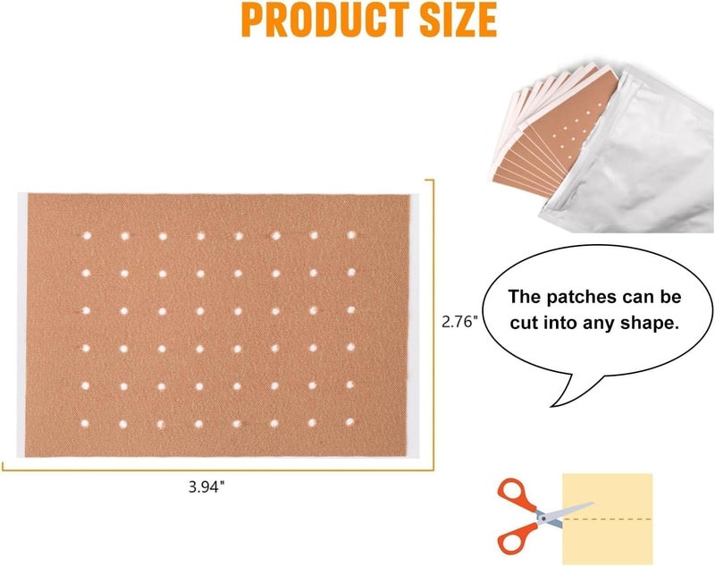 16 PCS Menthol Relief Patches Ultra Strength Muscle and Joint Cool Patches 276  394 inches Herbal Patches LongLasting Relief for Lumbar Neck Shoulder - Image 2